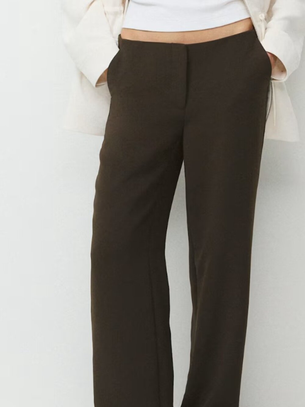 Aritzia Ensemble Pant Low-rise twill pants Size 10
